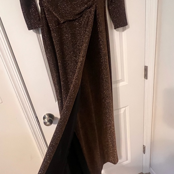 Ralph Lauren Brown Long Sleeve Dress - Picture 4 of 5